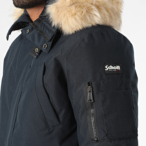 Parka Fourrure Nelson 20 Bleu Marine