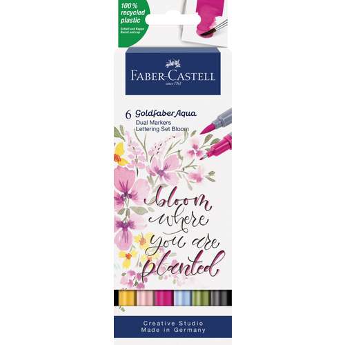 FABER-CASTELL Goldfaber Aqua Dual Marker 6er-Set