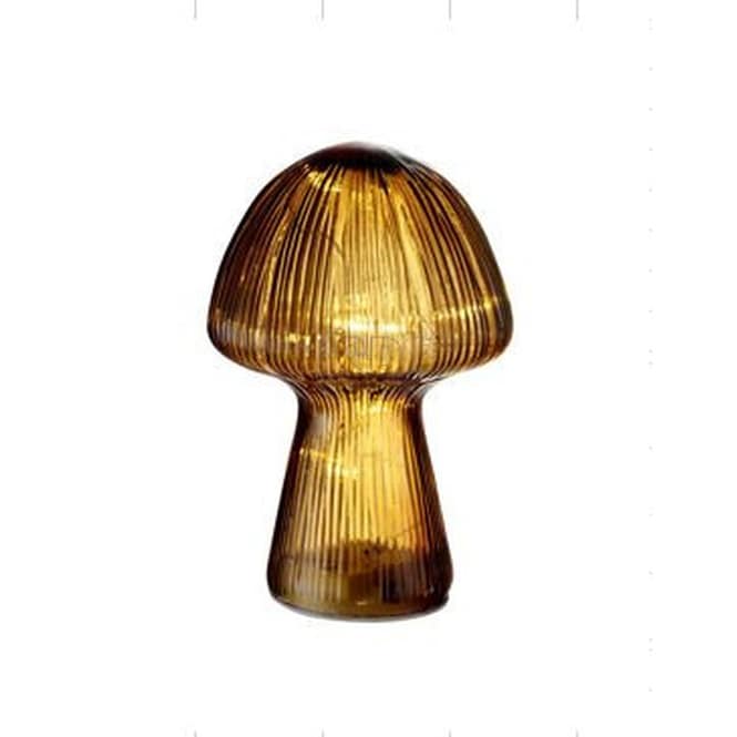 Dekopilz mit LED-Timerfunktion - ca. 16 x 20 cm