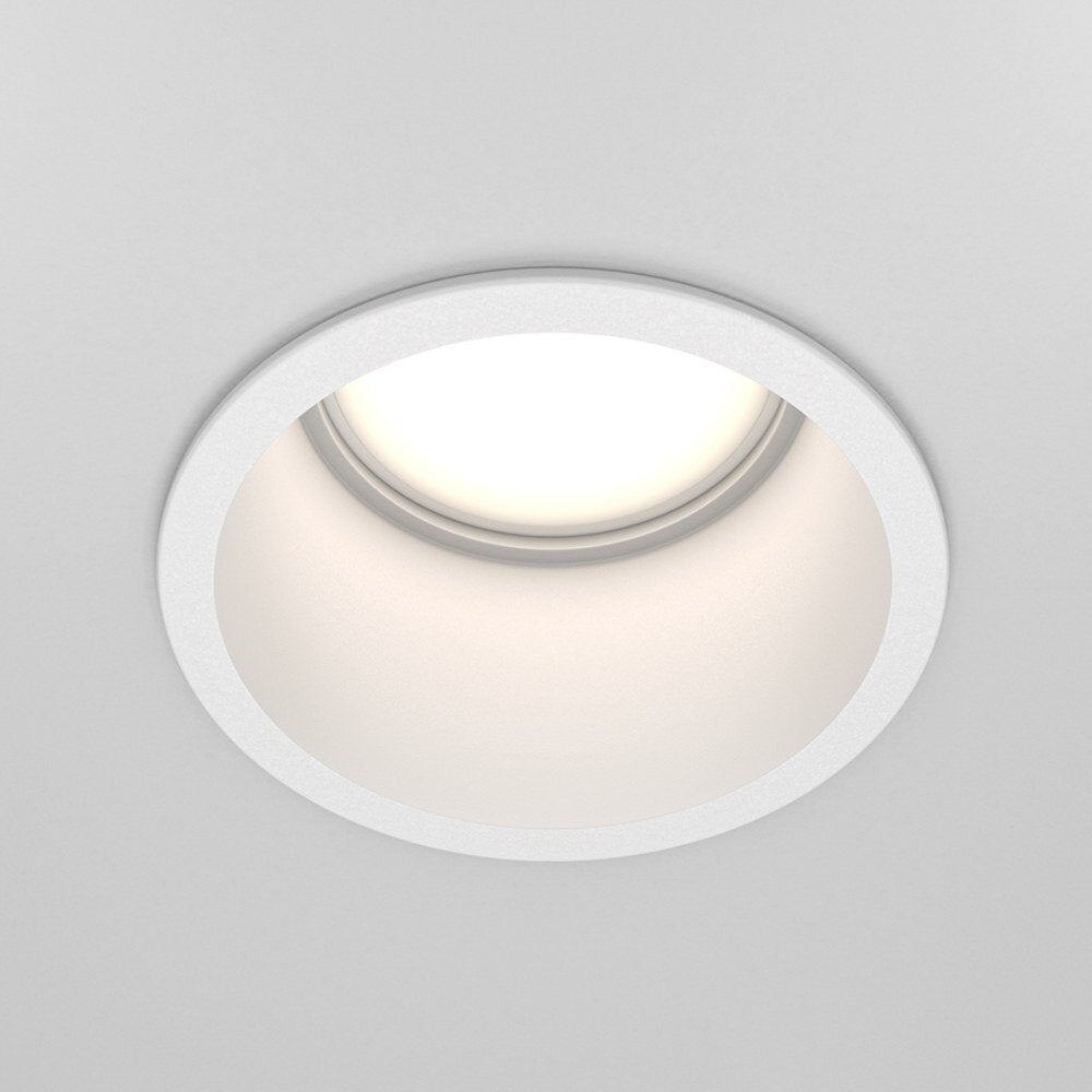 Reif inbouw plafondspot in wit GU10 54mm