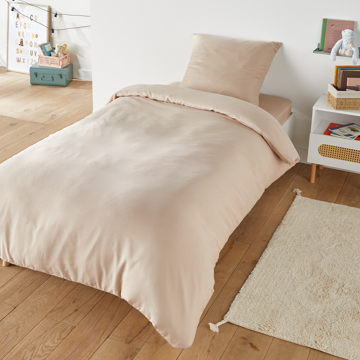 SO'HOME<br>Conjunto de cama em microfibra, fronha quadrada em microfibra
