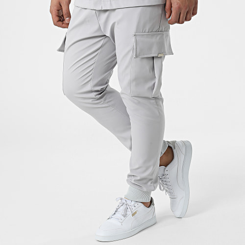 Ensemble Veste Et Pantalon Jogging LL254 Gris