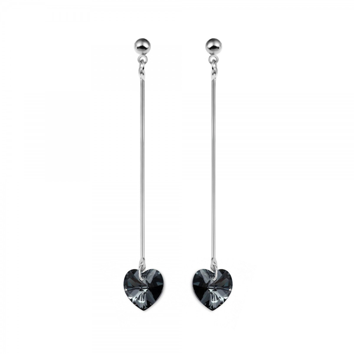 Boucles d'oreilles SC Crystal ornées de Cristaux scintillants