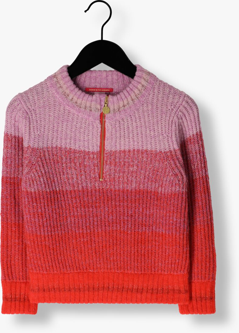 SCOTCH & SODA multi scotch & soda trui half-zip gradient pullover