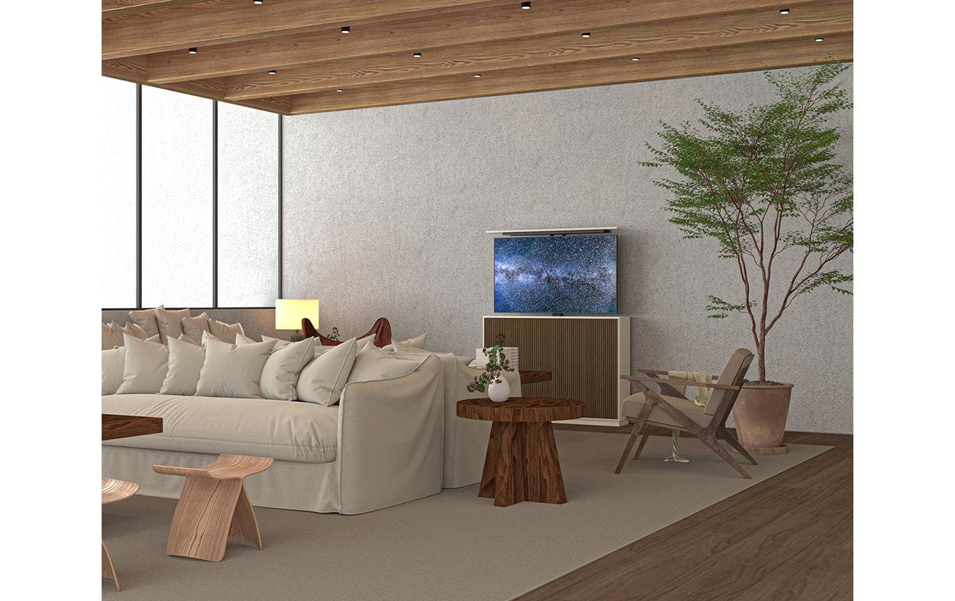TV-Lift Slim Möbel inkl. Liftsystem max. 50 kg<br>Schrank für TV-Geräte und Displays - 55