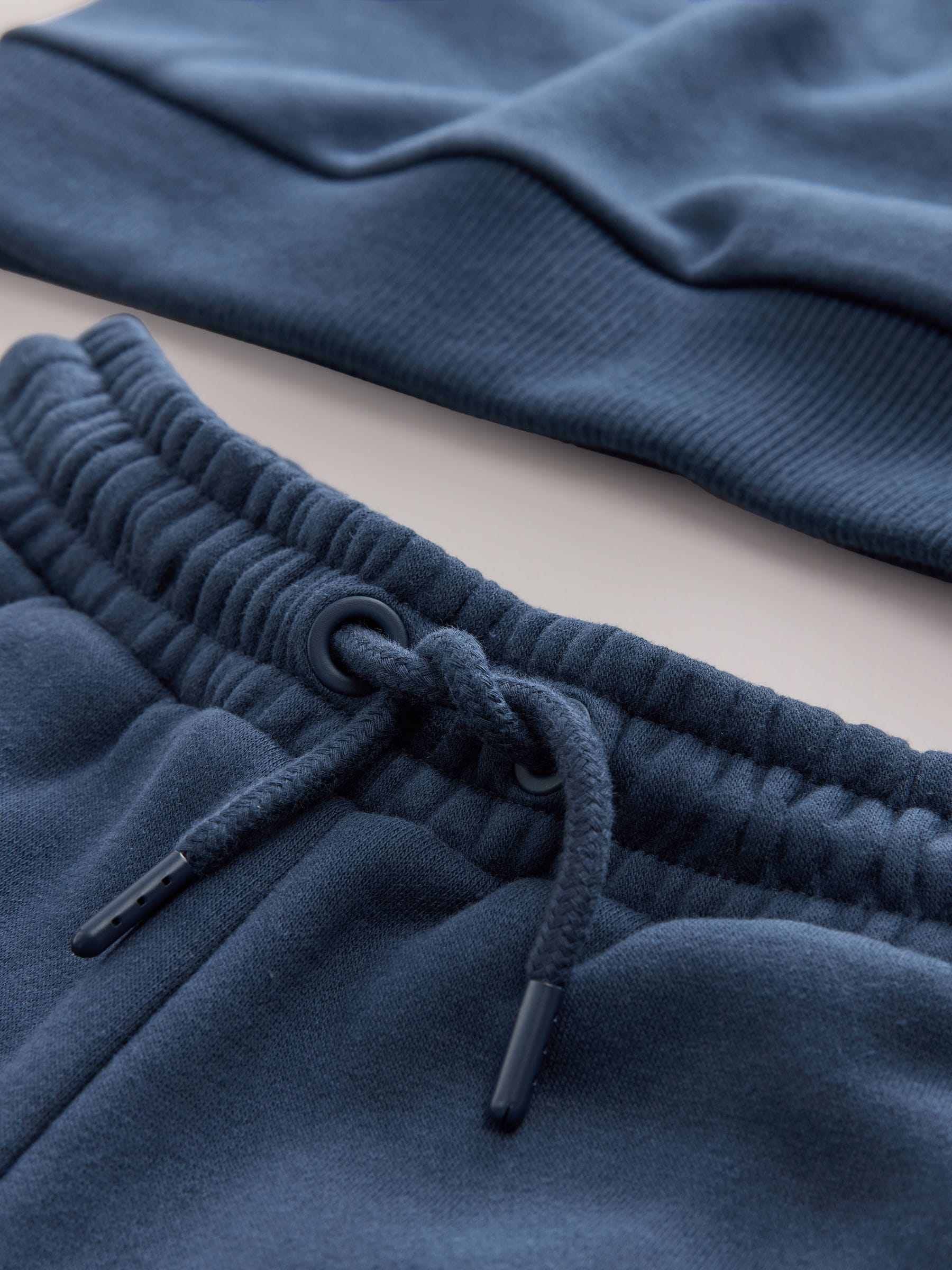 Marineblauw - Colourblock Crew Set