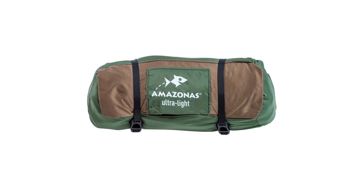 AmazonasUL Adventure Mosquito Thermo hangmat  (Groen/bruin)