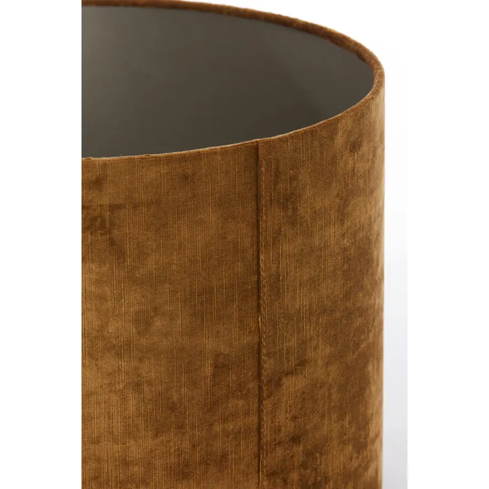 Cilinder Lampenkap Gemstone - Goud - Ø30x21cm