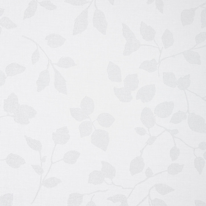 Store enrouleur Colours Azzuro polyester blanc fleurs 45 x 195 cm