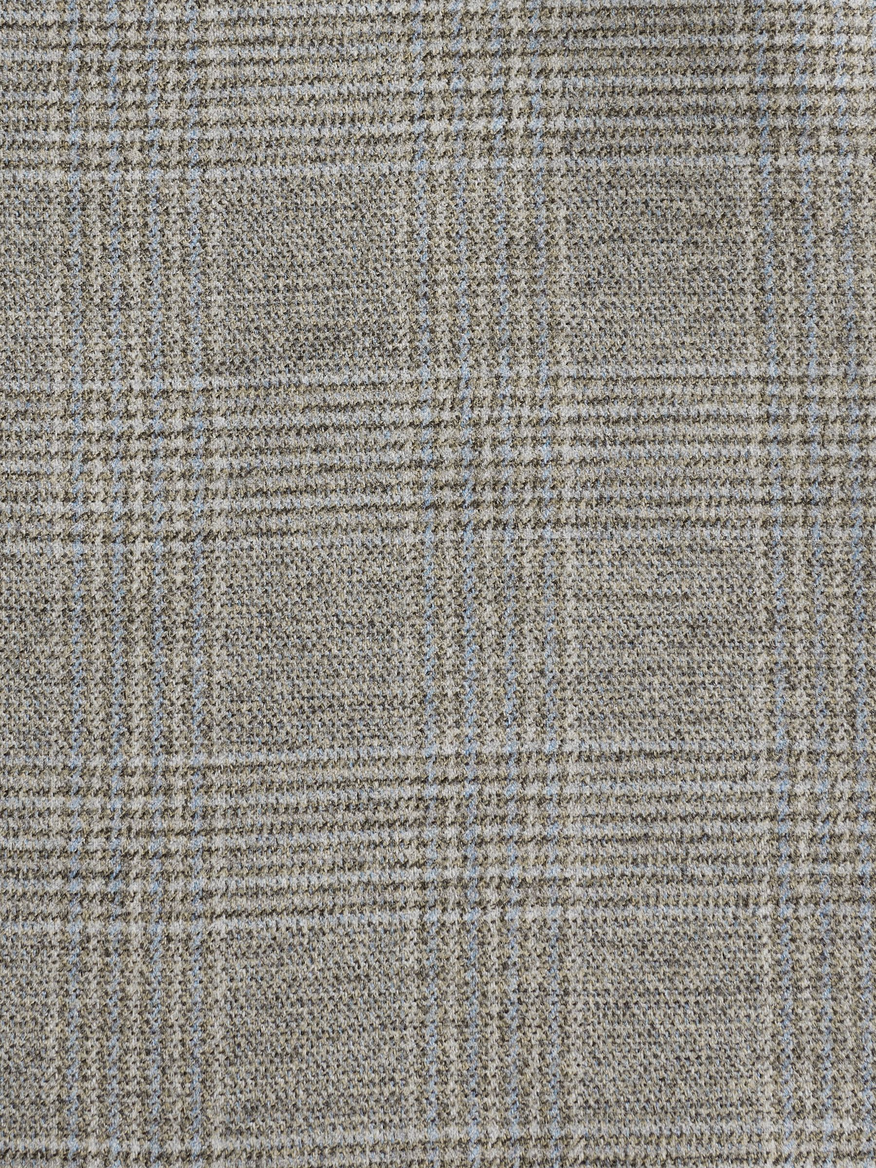 Neutraal - Slim Fit Check Suit Waistcoat