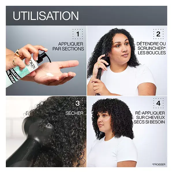 Creme hidratante Redken Hybrid Curl Stylers para cabelos cacheados