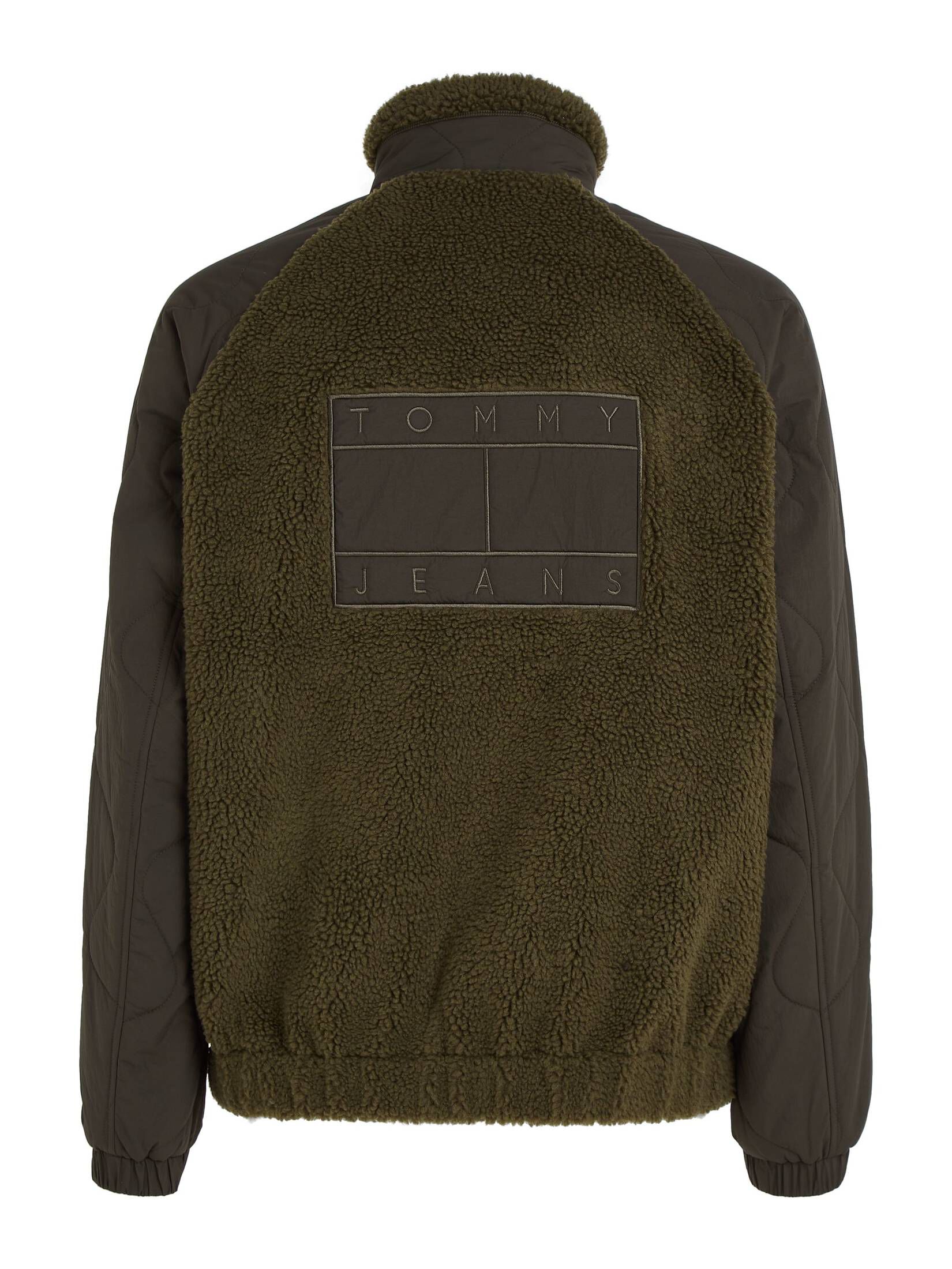 Tommy Jeans| Herren Jacke SHERPA mit Struktur-Mix Relaxed Fit