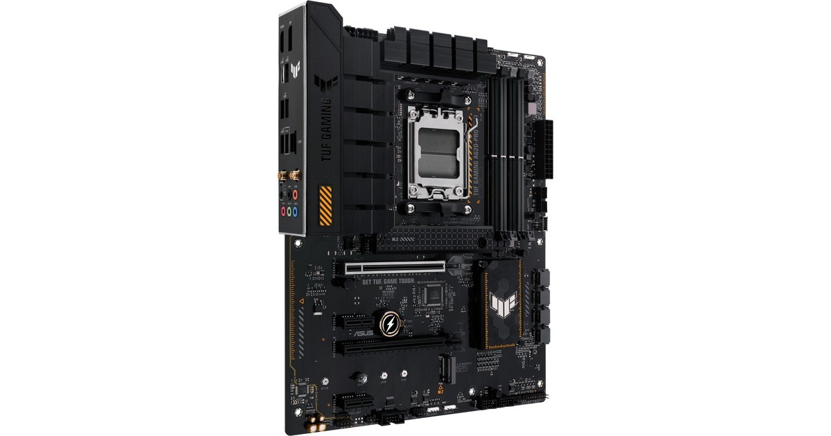 ASUSTUF GAMING A620-PRO WIFI socket AM5 moederbord  (RAID, Gb-LAN, WLAN, Sound, ATX)