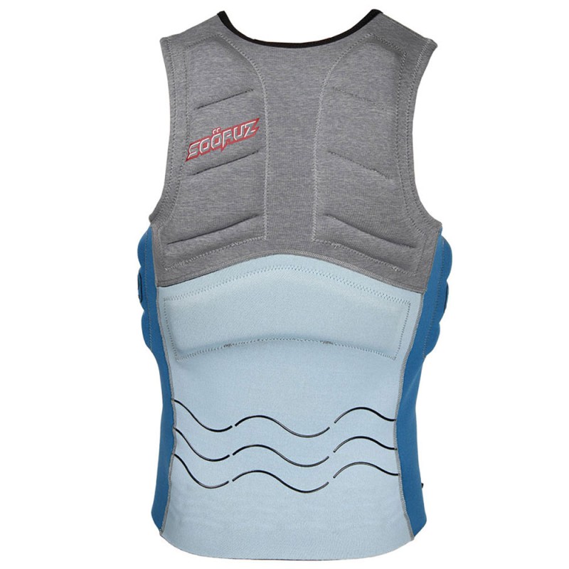 Soöruz  Kitevest Front Zip OPEN Blue - The Corner Shop