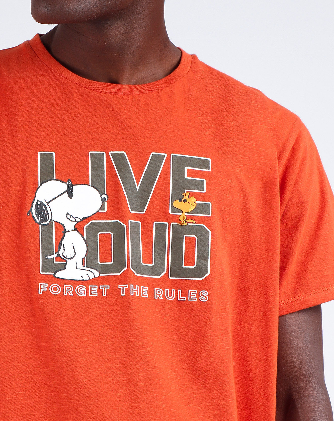 Peanuts Pyjama T-Shirt & Short Félix orange/marron