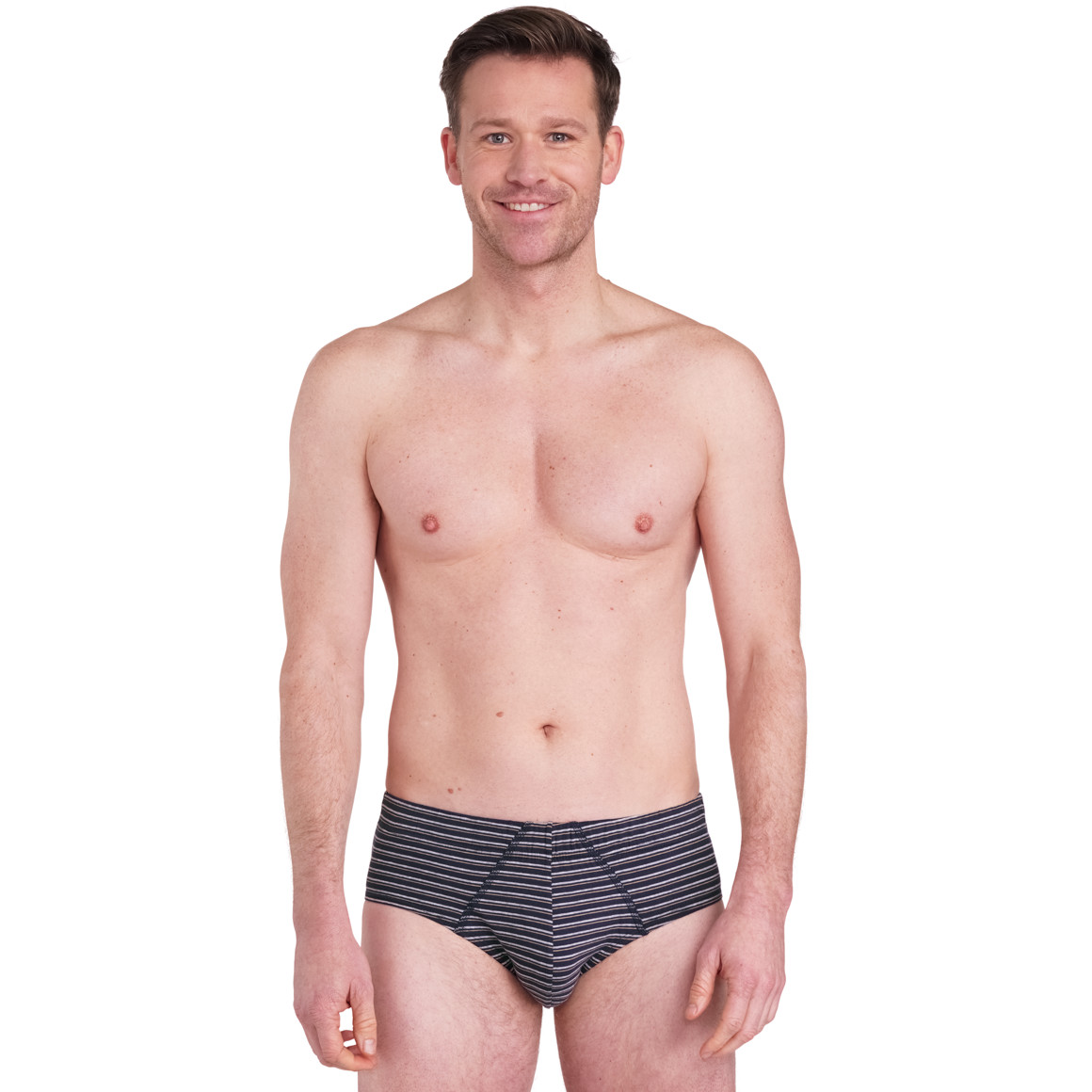 VanVaan Herren Slip mit schmalen Streifen dunkelblau