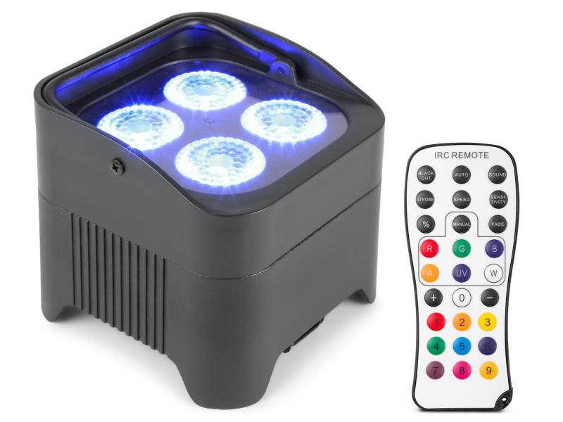 BeamZ Bodenstrahler BBP94 Uplight Par Akkubetriebener LED-Bodenstrahler