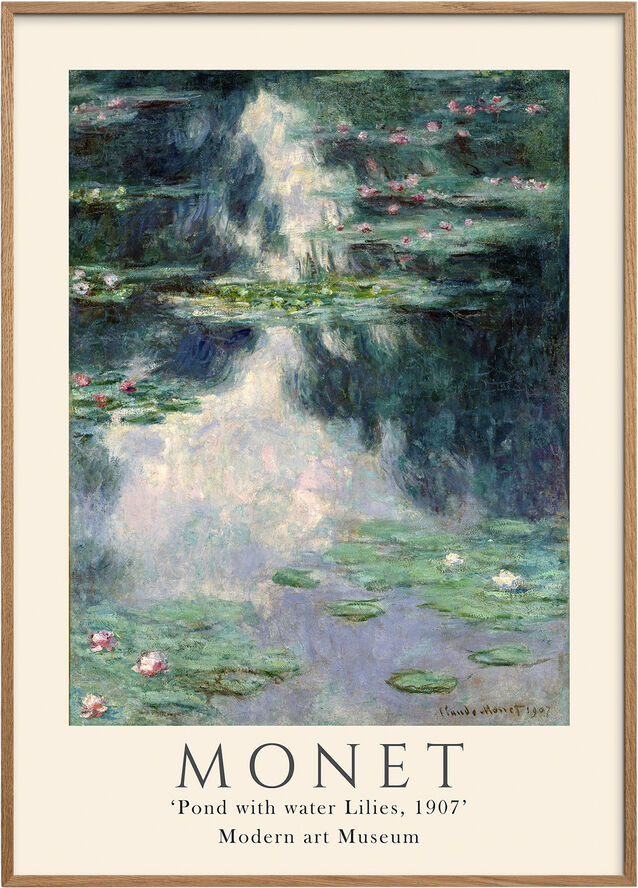 Poster & Frame Claude Monet 3 Flerfarvet