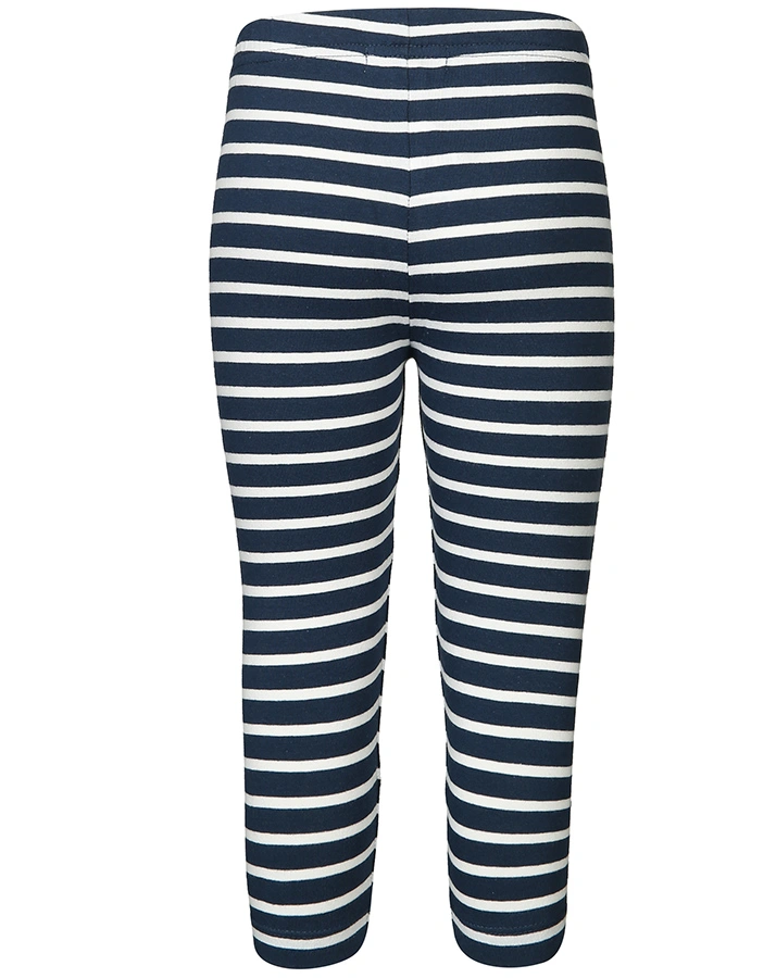 Capri-Leggings LYNFORD in weiß/dunkelblau gestreift