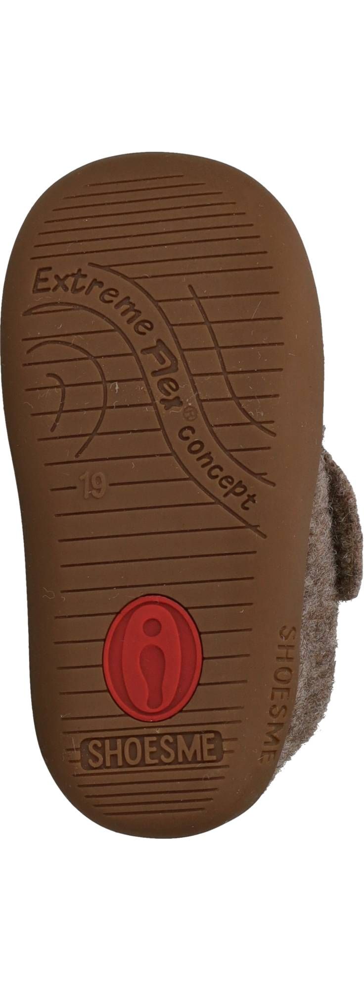 Shoesme Pantoffels Taupe Jongens