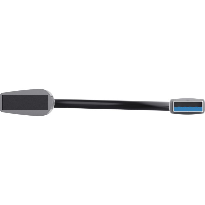 Trust Halyx USB 3.2 Gen 1 (3.1 Gen 1) Type-A 5 Mbit/s Noir, Gris