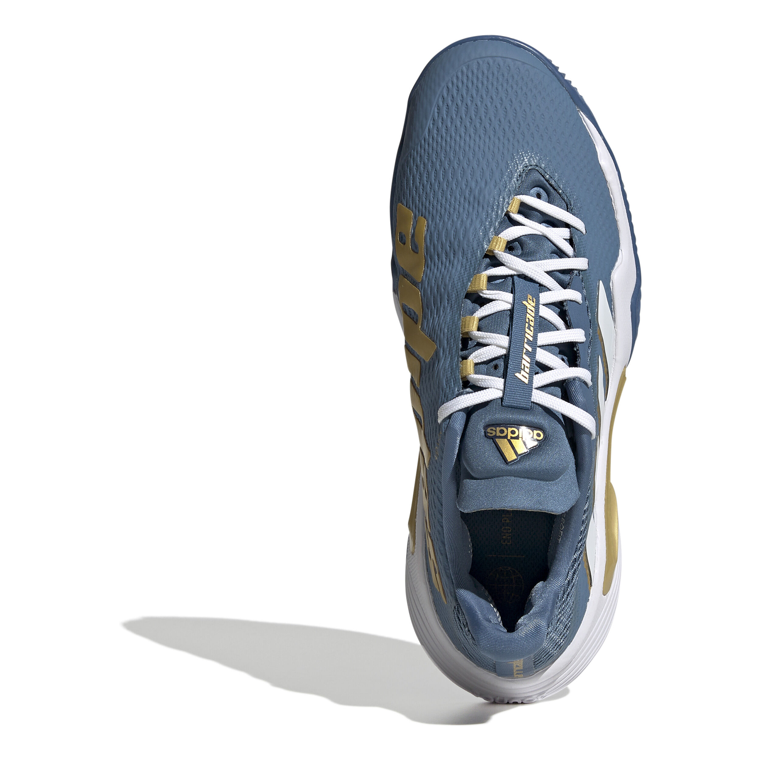 adidas Barricade Chaussure Terre Battue Femmes - Bleu , Or