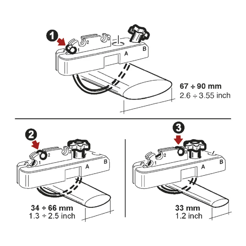 Monteringssett for lastholdere 4-pk