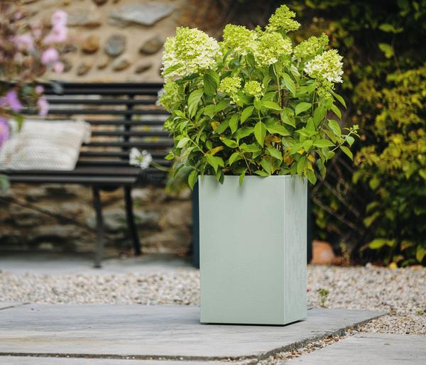 EDA Kunststoff-Topf Basalt Up, quadratisch,