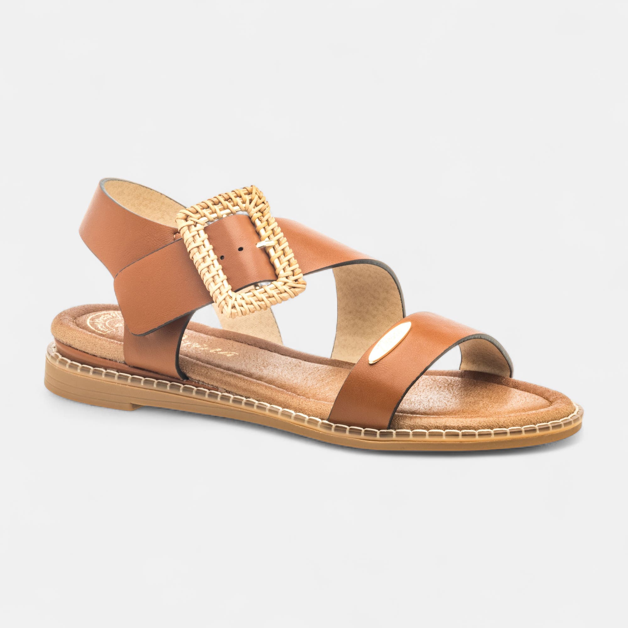 Sandales Femme cognac