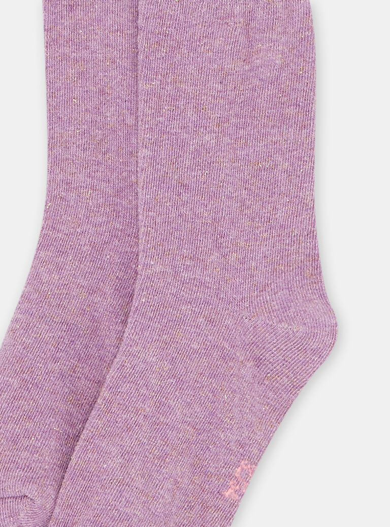 Chaussettes parme fille