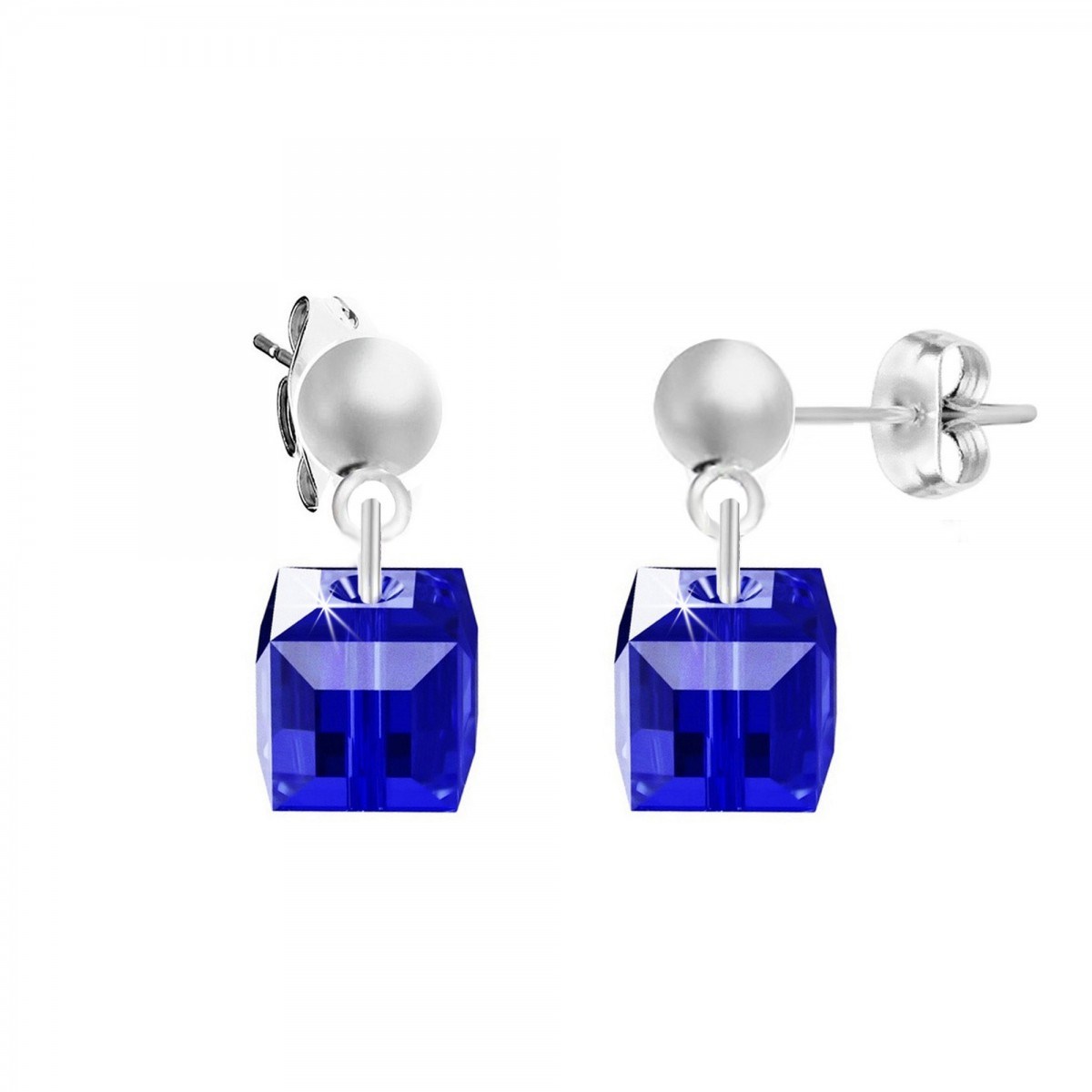Boucles d'oreilles SC Crystal ornées de Cristaux scintillants