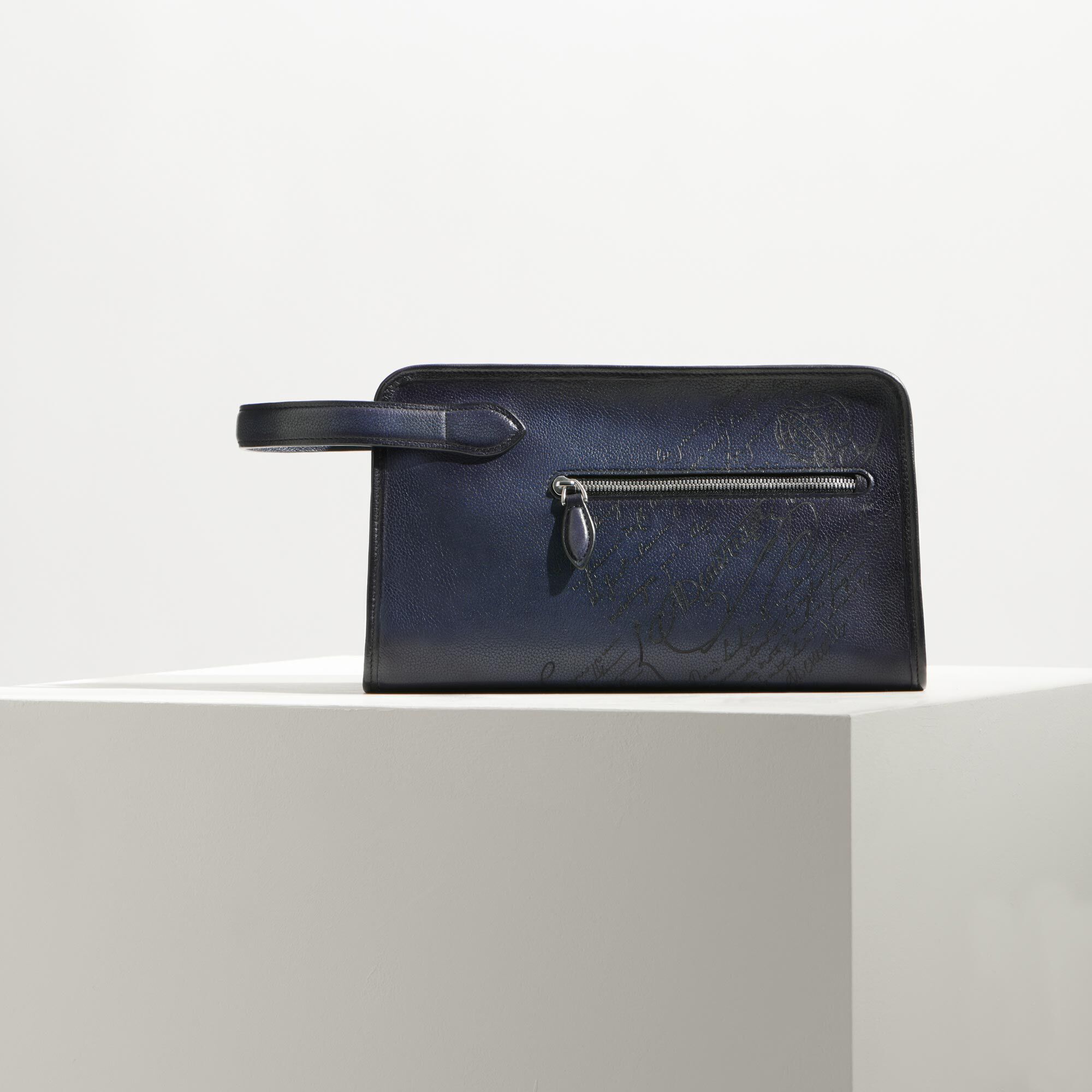 Trousse De Toilette Morning En Cuir Scritto