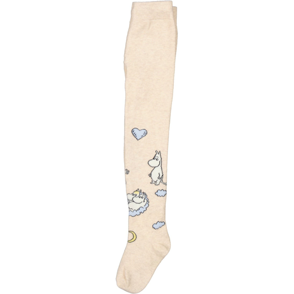 Køb MarMar Tights Jacquard Beige Mel. Moomin Strømpebukser Jacquard