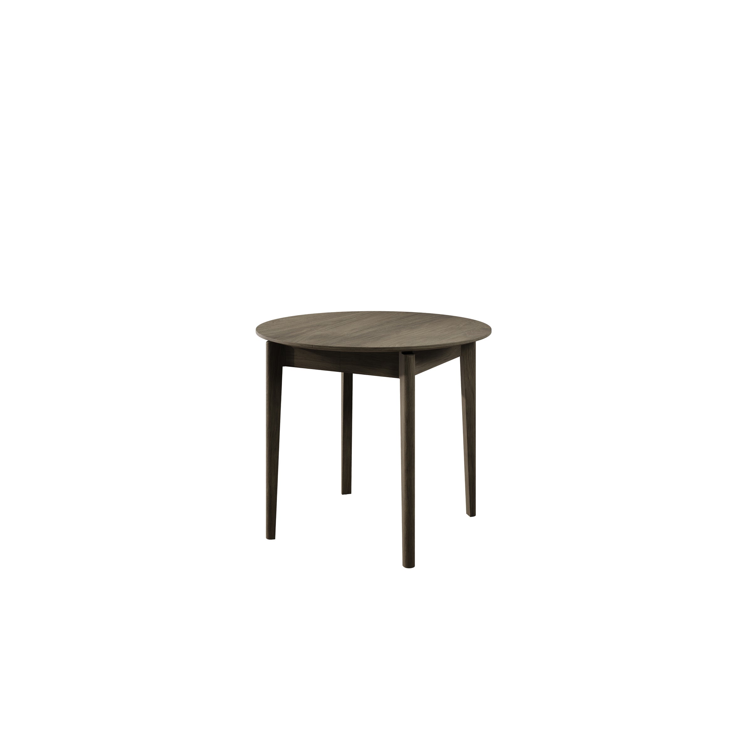 Portino - Eetkamertafel - Donker eiken - 90-210x90x77 cm
