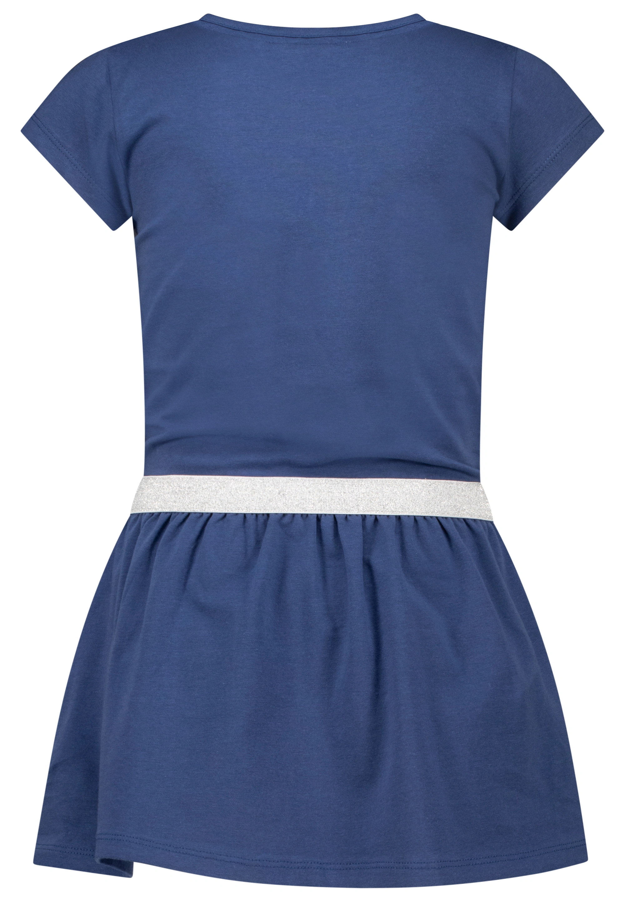 Kurzarmkleid PAILLETTEN HORSE in diva blue