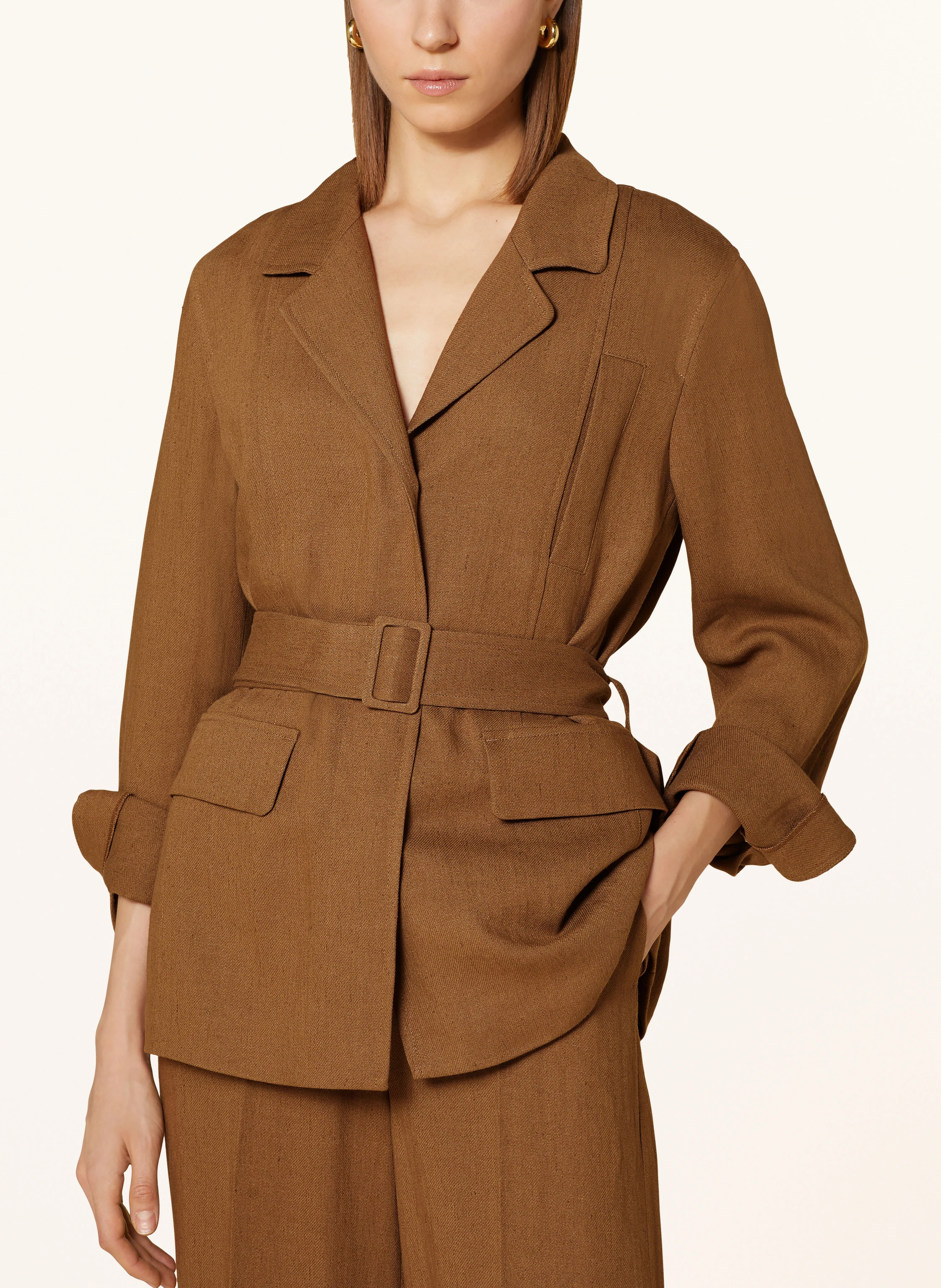 LUISA CERANO Blazer mit Leinen