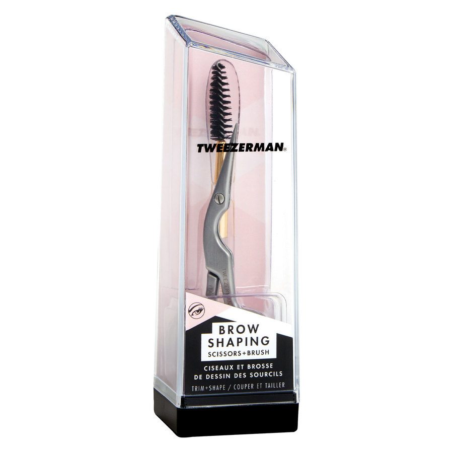 Tweezerman Browshaping Scissors And Brush