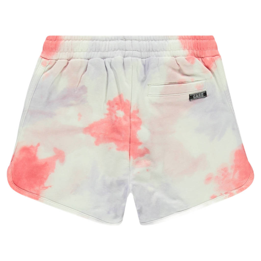 Cars tie-dye short Faritha roze/wit/lila