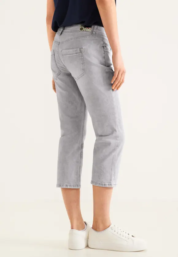 Casual Fit Jeans mit Stretch - super light grey bleach