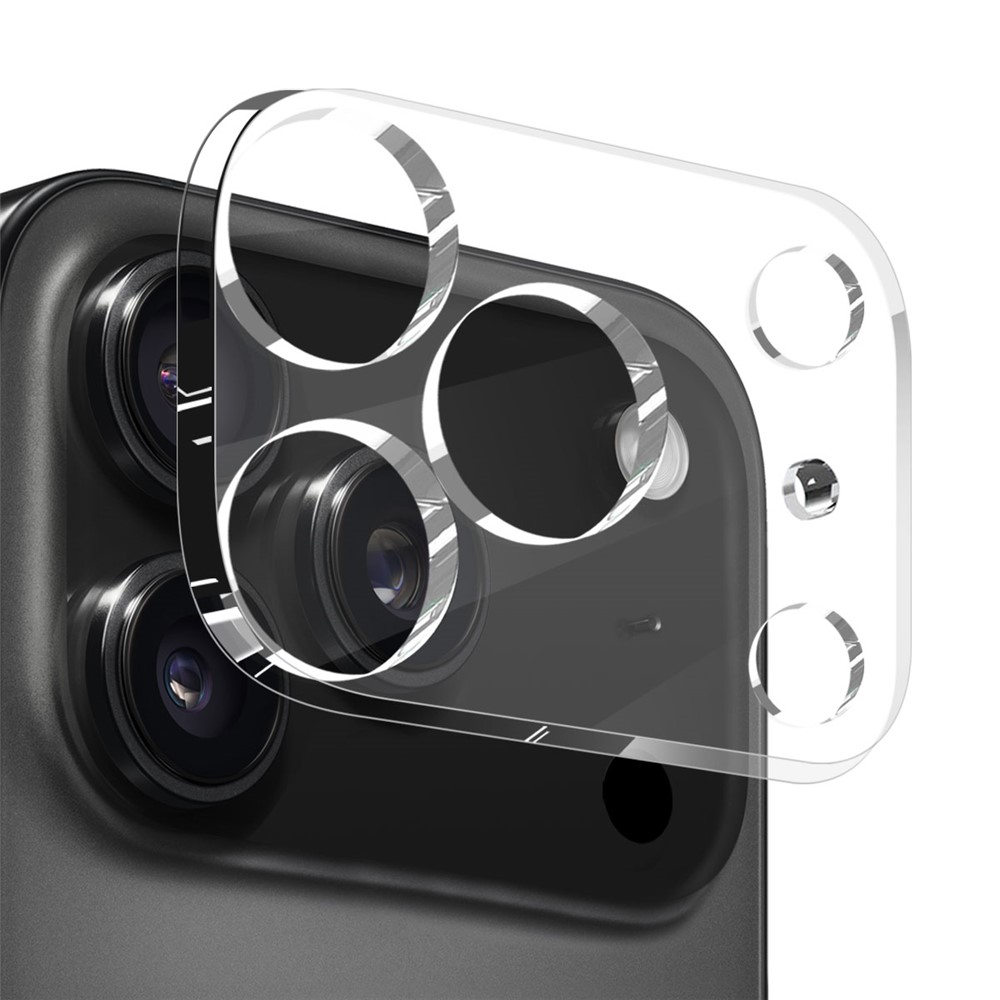 iPhone 17 Pro 3in1 Gummi Case Hülle mit Panzer Glas Display- / Kameraschutz - Transparent