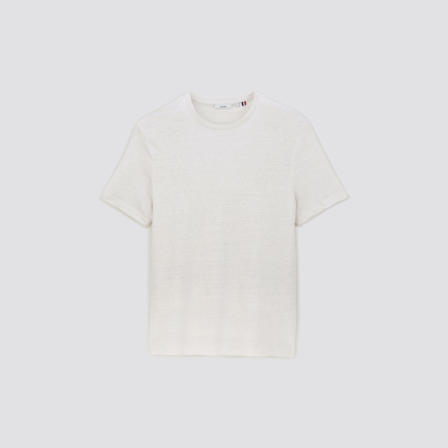 Tee shirt en lin Made in France Blanc
