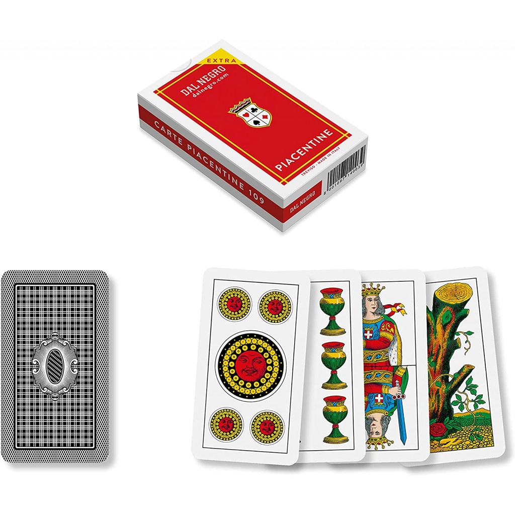 Jeu de 40 cartes italiennes - scopa - Piacentines