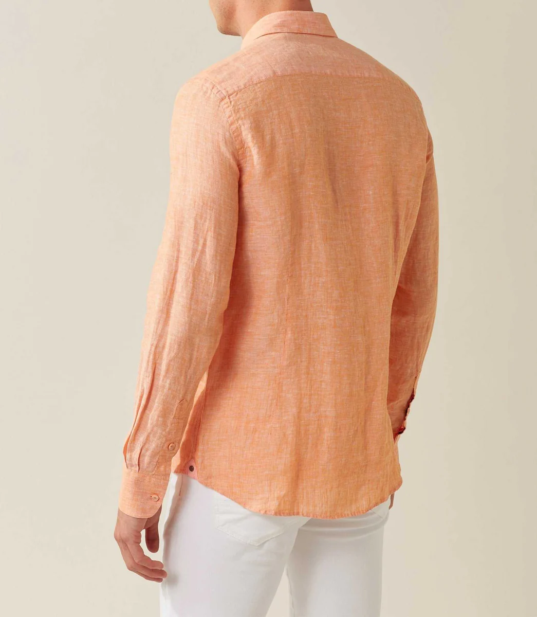Chemise casual orange 