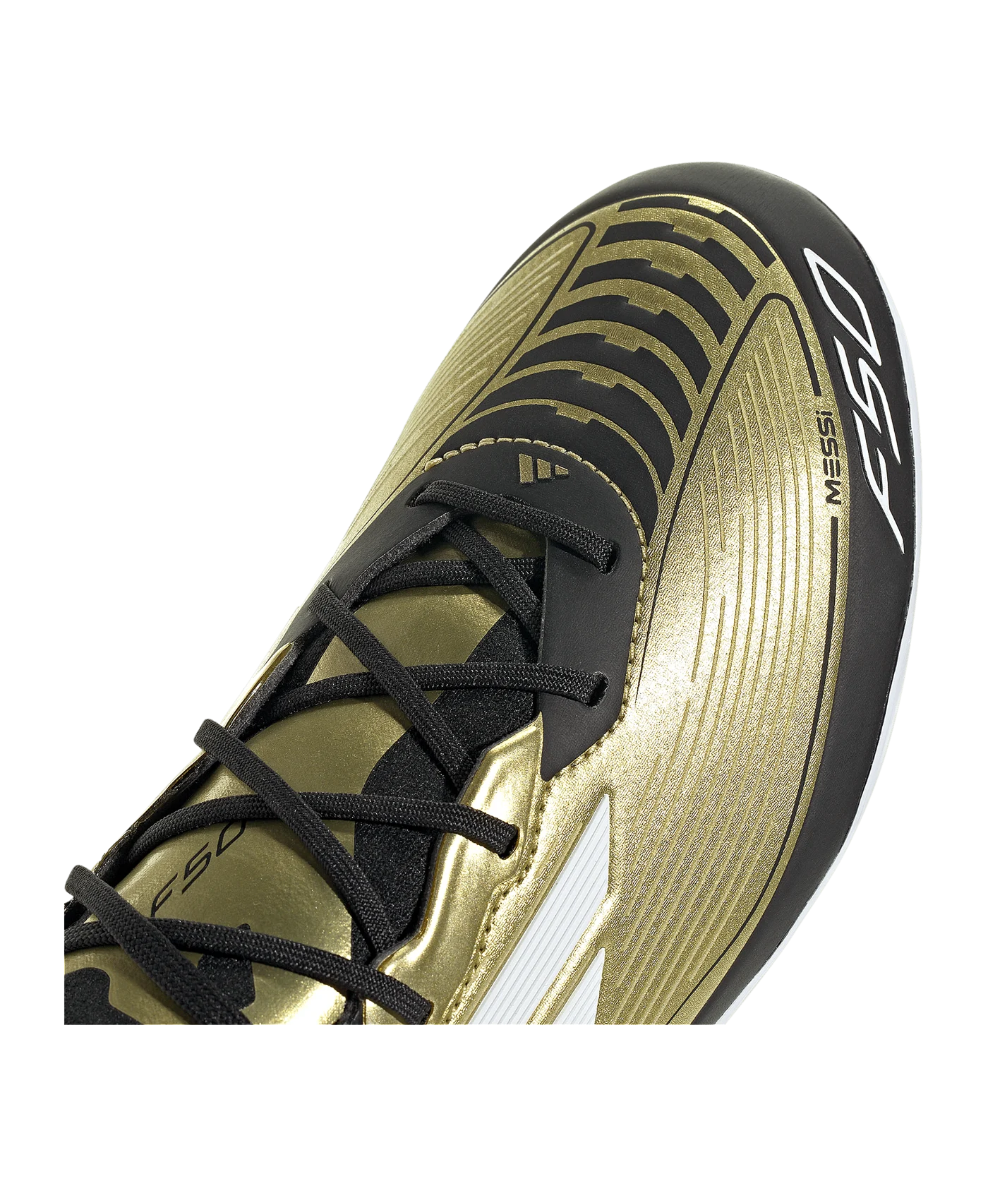 adidas F50 Elite FG Messi Triunfo Dorado Kids Gold Weiss