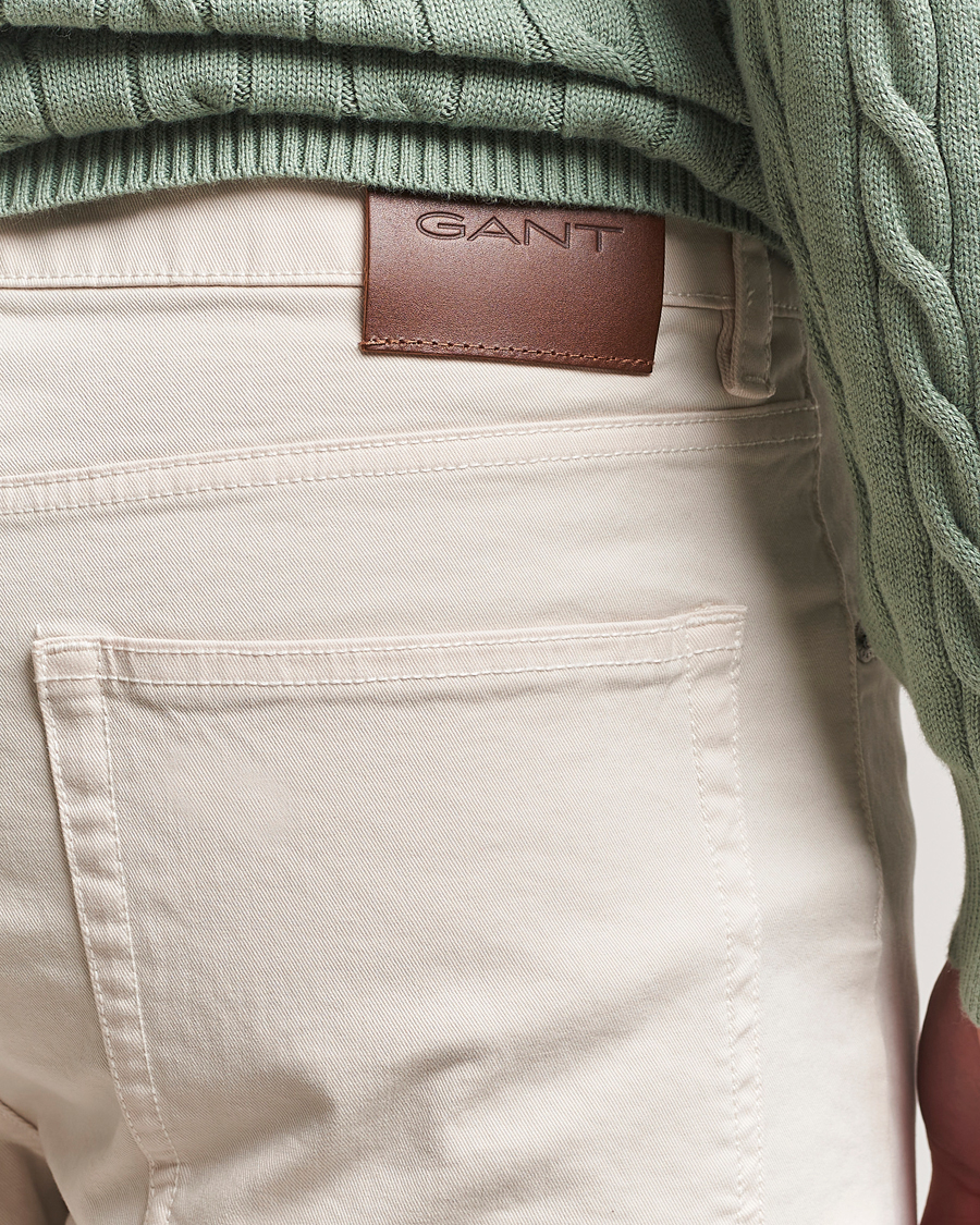 GANT Regular Desert 5-Pocket Pants Putty