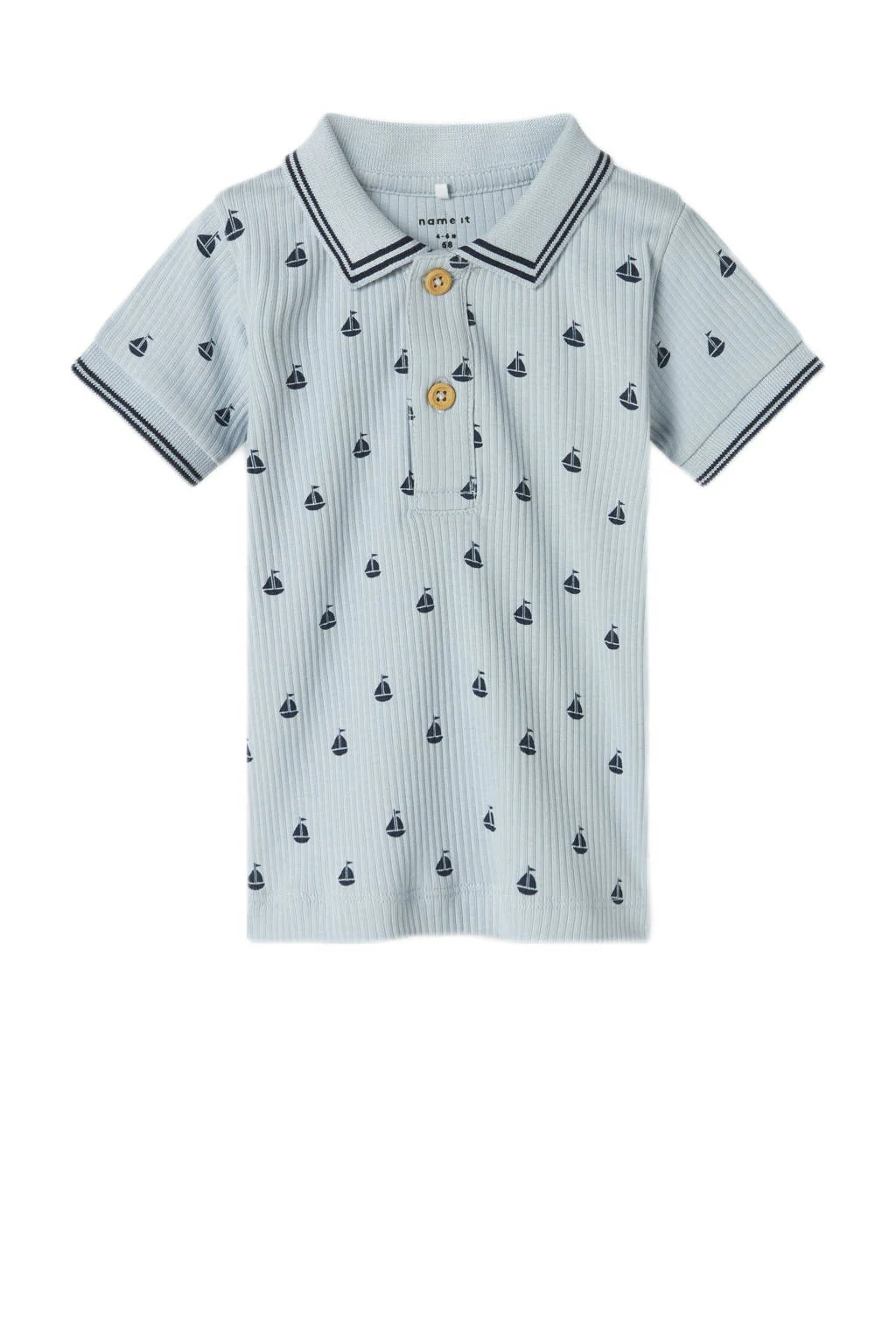 NAME IT polo lichtblauw/donkerblauw