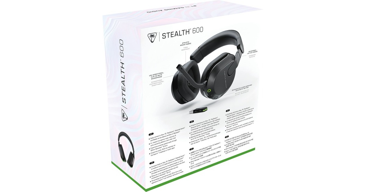 Turtle BeachStealth 600 Gen3 Wireless Multiplatform  over-ear gaming headset  (Zwart, XBox, Bluetooth / 2,4GHz)