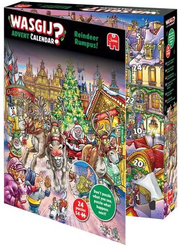 Jumbo - Wasgij Advent Kalender Puzzel 2025 - Karton - 54 Puzzelstukjes