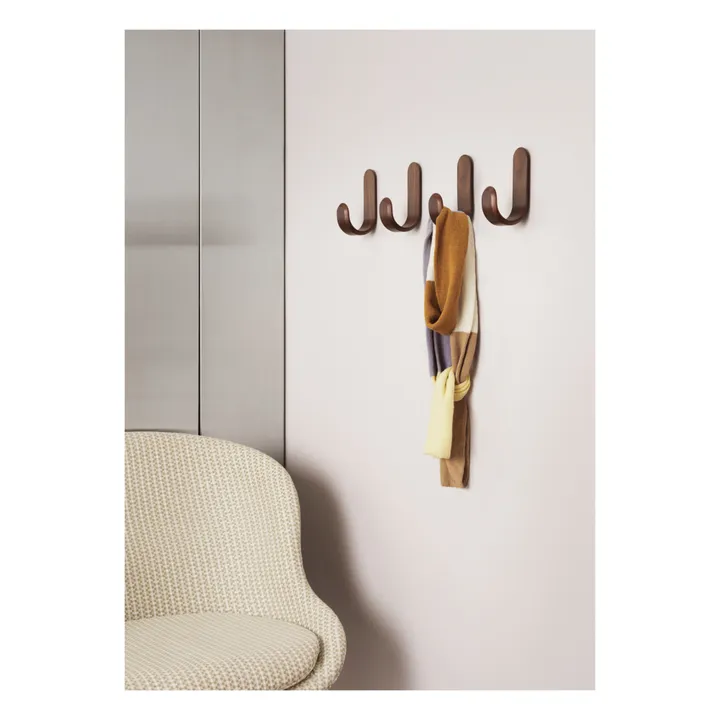 Normann Copenhagen Patère Curve | Noyer