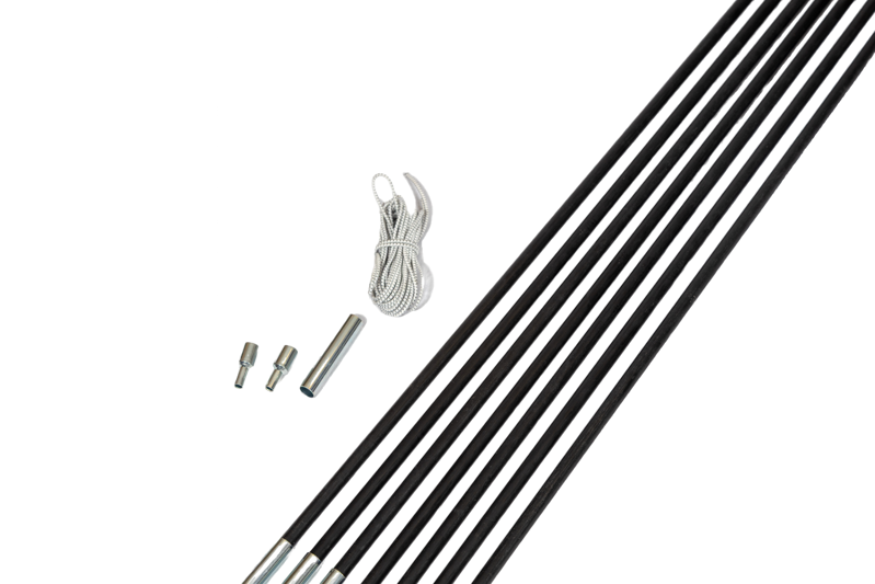 Boogstok reparatieset 9,5mm 4,8m
